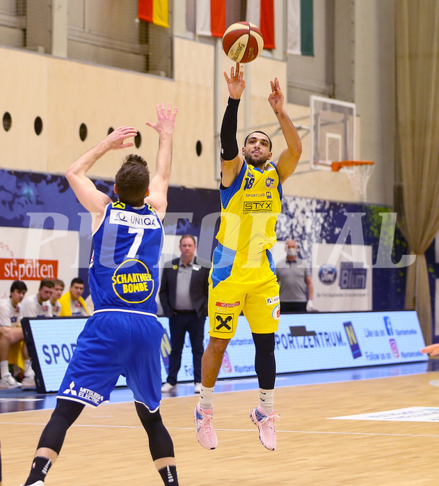 Basketball Superliga 20120/21, Grunddurchgang 17.Runde SKN St.Pölten vs. Gmunden Swans


