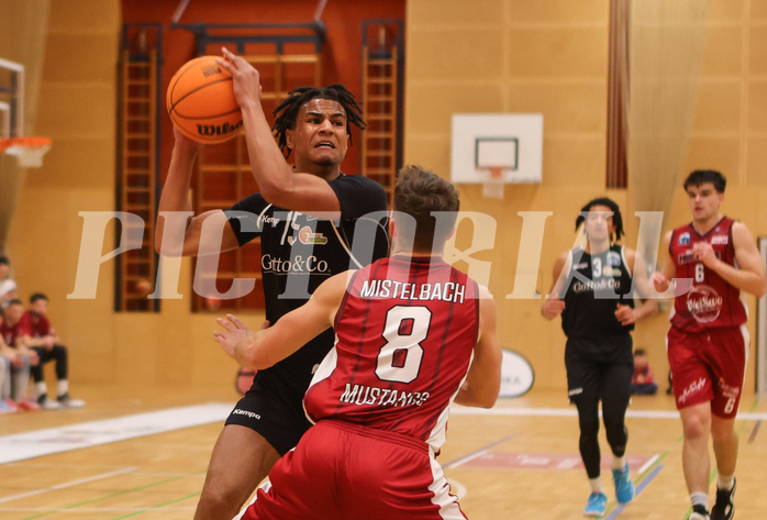 Basketball Zweite Liga 2023/24, Grunddurchgang 19.Runde Mistelbach Mustangs vs. Basket Flames