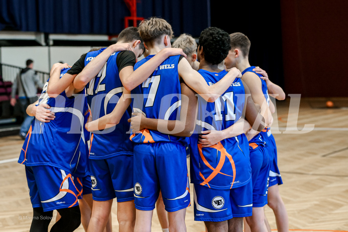02.03.2025 Österreichischer Basketballverband 2024/25, SLMU16 Basket Flames WAT vs. FCN Baskets Wels