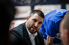 Basketball, bet-at-home Basketball Superliga 2021/22, Grunddurchgang Runde 14, Oberwart Gunners, Vienna D.C. Timberwolves, Horst Leitner (Coach)