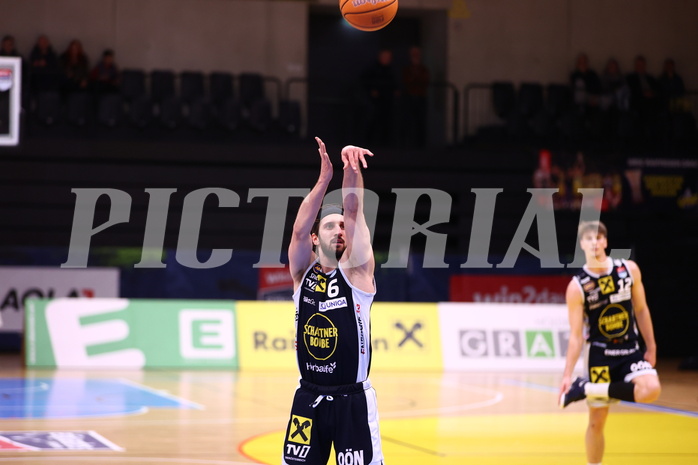 28.03.2025, Graz, Raiffeisen Sportpark Graz, Basketball Superliga 2024/25, 7. Platzierungsrunde, UBSC Graz - Gmunden Swans