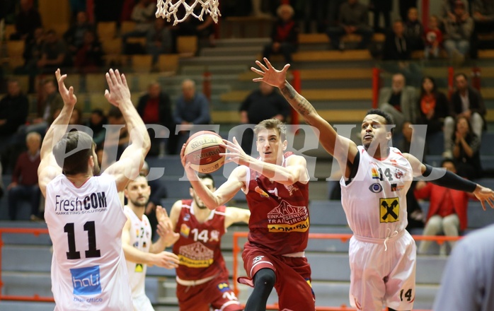 Basketball ABL 2016/17, Grunddurchgang 27.Runde Traiskirchen Lions vs. WBC wels


