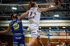 Basketball, Admiral Basketball Superliga 2019/20, Platzierungsrunde 3. Runde, Oberwart Gunners, Gmunden Swans, Sebastian Käferle (7)