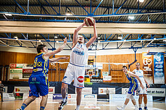 Basketball, bet-at-home Basketball Superliga 2020/21, Grunddurchgang, 12. Runde, Oberwart Gunners, UBSC Graz, Sebastian Käferle (7)