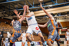 Basketball, bet-at-home Basketball Superliga 2020/21, Platzierungsrunde, 2. Runde, Oberwart Gunners, Klosterneuburg Dukes, Terrence Bieshaar (14)