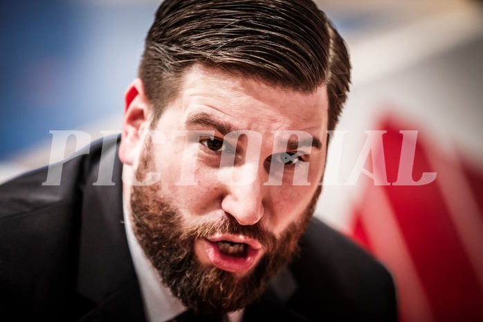 Basketball, ABL 2017/18, Grunddurchgang 31.Runde, Oberwart Gunners, Gmunden Swans, Horst Leitner (Coach)