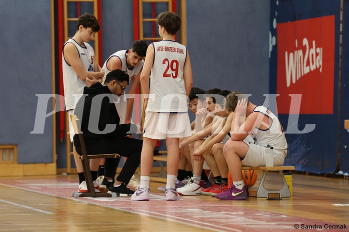 Basketball Superliga 2024/25, SLMU14 Traiskirchen Lions Academy vs. ATSE Graz


