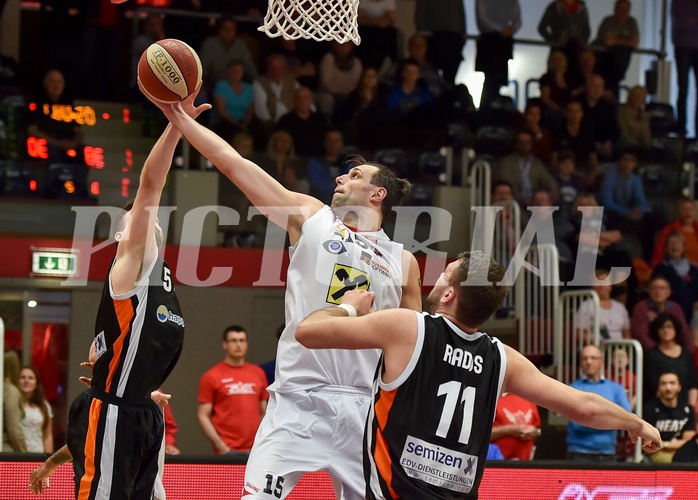 Basketball ABL 2015/16 Grunddurchgang 36. Runde WBC Wels vs BK Dukes Klosterneuburg