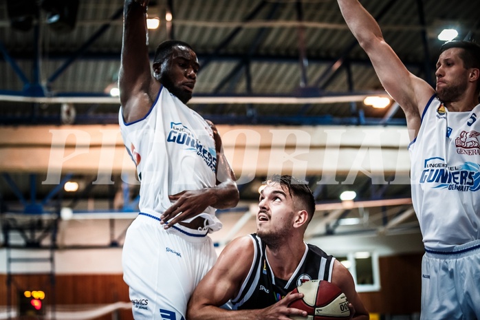 Basketball, ABL 2018/19, Grunddurchgang 1.Runde, Oberwart Gunners, Flyers Wels, Benjamin Blazevic (12)