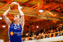 Basketball, win2day Basketball Superliga 2024/25, Grunddurchgang Runde 9, BBC Nord Dragonz, Oberwart Gunners, Jonathan Knessl (12)