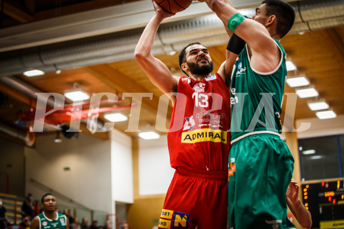 Basketball, bet-at-home Basketball Superliga 2021/22, Grunddurchgang 5.Runde, Traiskirchen Lions, Kapfenberg Bulls, Aaron Michael Falzon (13)
