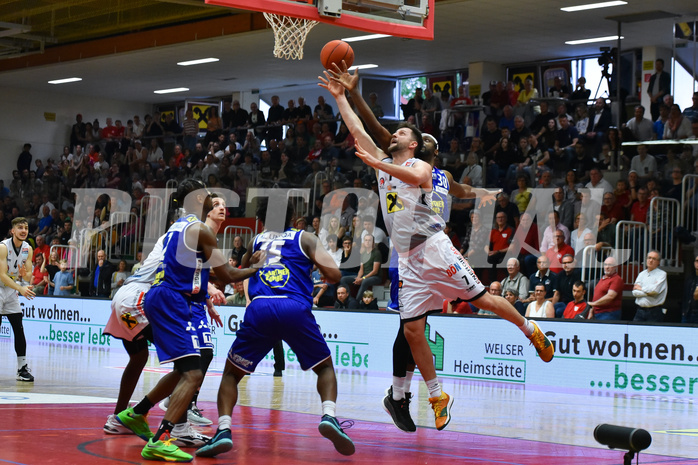 Basketball Superliga 2021/22, Viertelfinale Spiel 4, Flyers Wels vs Swans Gmunden