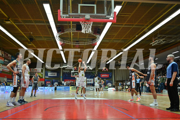 Basketball, Superliga 2024/25, Grunddurchgang 19.Runde, Flyers Wels vs. Klosterneuburg,