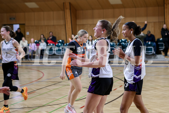 16.02.2025 Österreichischer Basketballverband 2024/25, SLWU16 Vienna United vs Basket Duchess