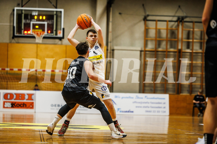Basketball, Basketball Zweite Liga 2024/25, Grunddurchgang 13.Runde, Mattersburg Rocks, Güssing Blackbirds, Nikolaus Bugnyar (4)