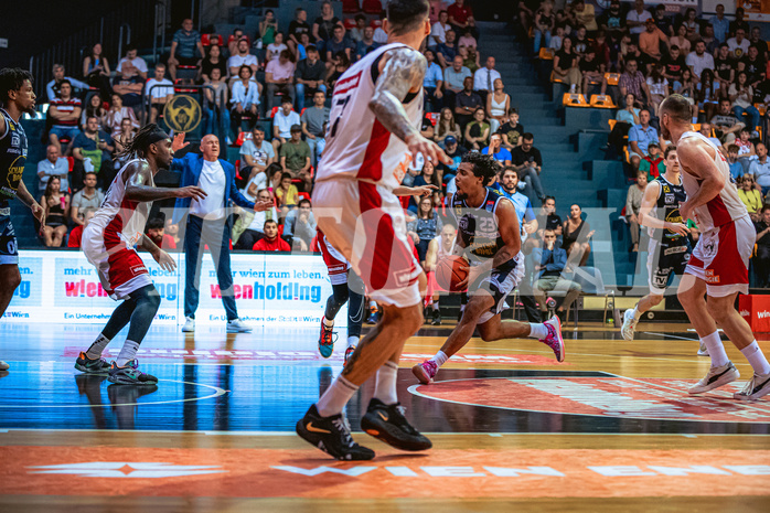 Basketball, Win2Day Superliga 2022/23, Playoff, Finale Spiel 4, BC Vienna, Gmunden Swans, 
