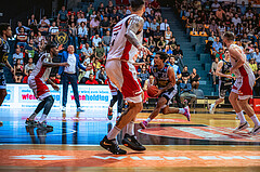 Basketball, Win2Day Superliga 2022/23, Playoff, Finale Spiel 4, BC Vienna, Gmunden Swans, 