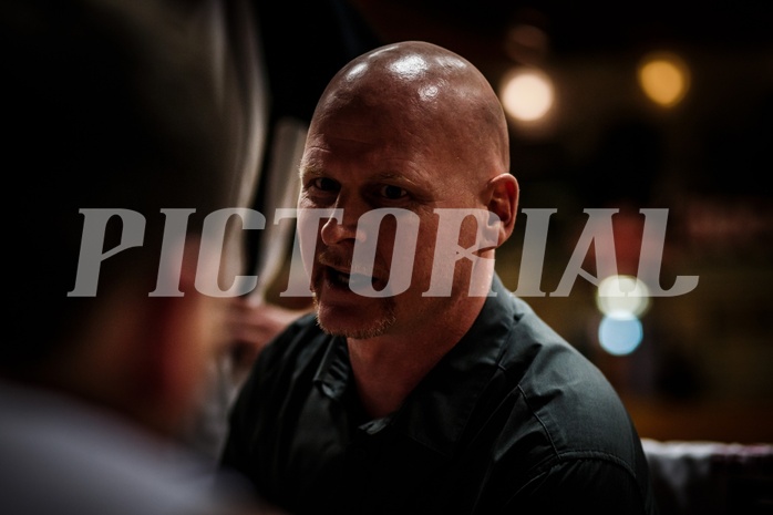 Basketball, ABL 2017/18, CUP 2.Runde, Mattersburg Rocks, Traiskirchen Lions, Mike COFFIN (Headcoach)