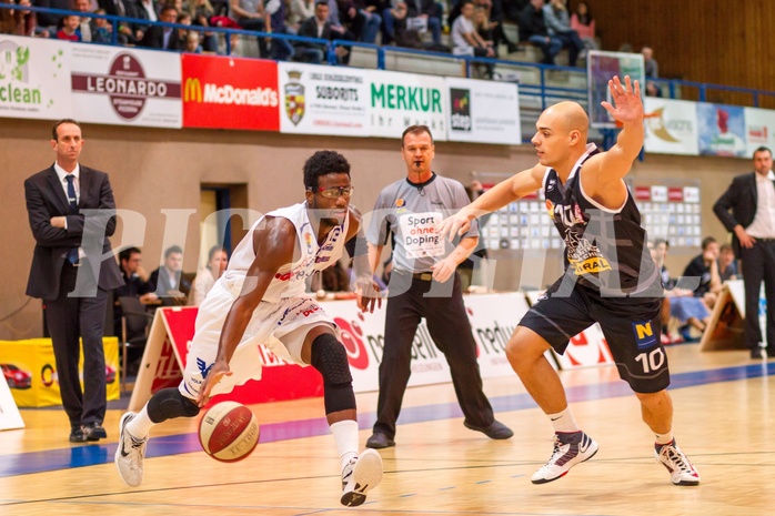 Basketball ABL 2015/16 Grunddurchgang 13.Runde Oberwart Gunners vs. Traiskirchen Lions