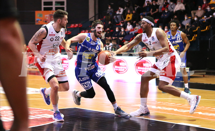 Basketball Superliga 2021/22, 3.Plazierungsrunde BC Vienna vs. Gmunden Swans


