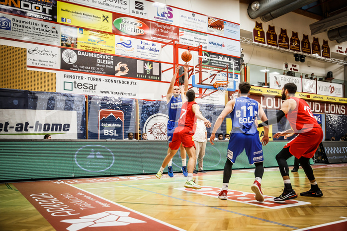 Basketball, bet-at-home Basketball Superliga 2021/22, Grunddurchgang 1.Runde, Traiskirchen Lions, Oberwart Gunners, Renato Poljak (16)