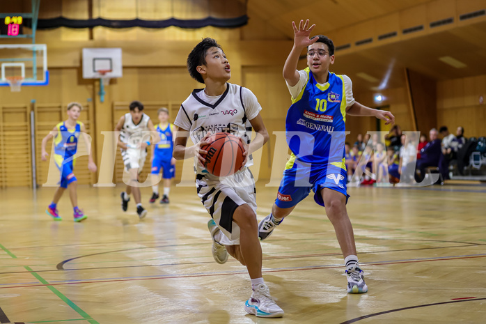 26.10.2024 Österreichischer Basketballverband 2024/25, SLMU14, Vienna Giants vs. SKN St. Pölten
