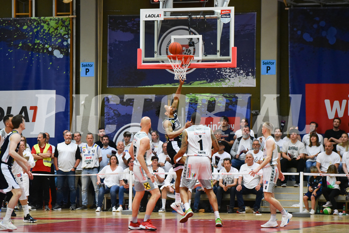 Win2Day Basketball Superliga 2022/23, Playoff,
Semifinale Spiel 4, Flyers Wels vs Swans Gmunden,