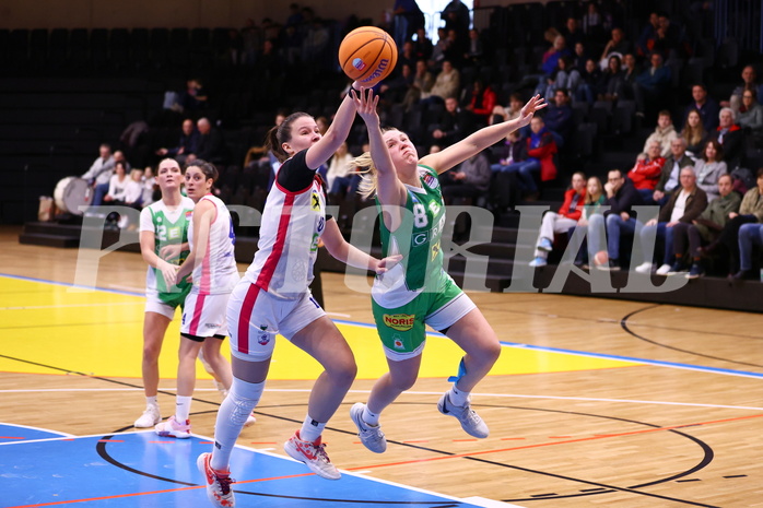 12.01.2025, Graz, Raiffeisen Sportpark, Basketball Damen Superliga 2024/25, Grunddurchgang, 11.Runde, UBSC Graz - UBI Graz,  