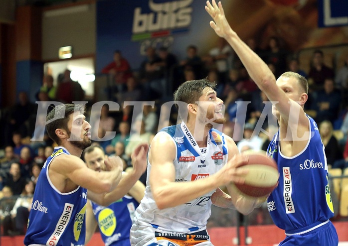 Basketball ABL 2017/18 Grunddurchgang 8.Runde Kapfenberg Bulls vs Gmunden Swans