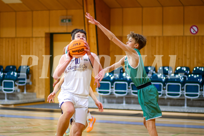07.12.2024 Österreichischer Basketballverband 2024/25, SLMU14, Basket Flames WAT vs. KOS Celovec

