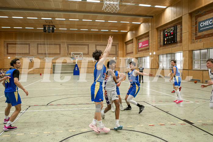 27.04.2025 Österreichischer Basketballverband 2024/25, SLMU16, VF Vienna United vs. SKN St. Pölten