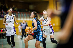 Basketball, Win2Day Basketball Damen Superliga 2023/24, Grunddurchgang 6.Runde, Vienna United, Vienna Timberwolves, Lilian Schwarzenecker (12)