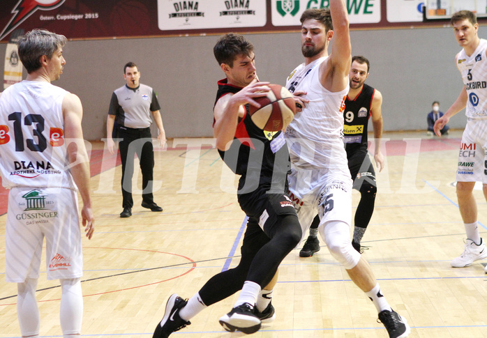 Basketball 2.Bundesliga 2020/21 Grunddurchgang 16.Runde  Jennersdorf Blackbirds vs Mattersburg Rocks
