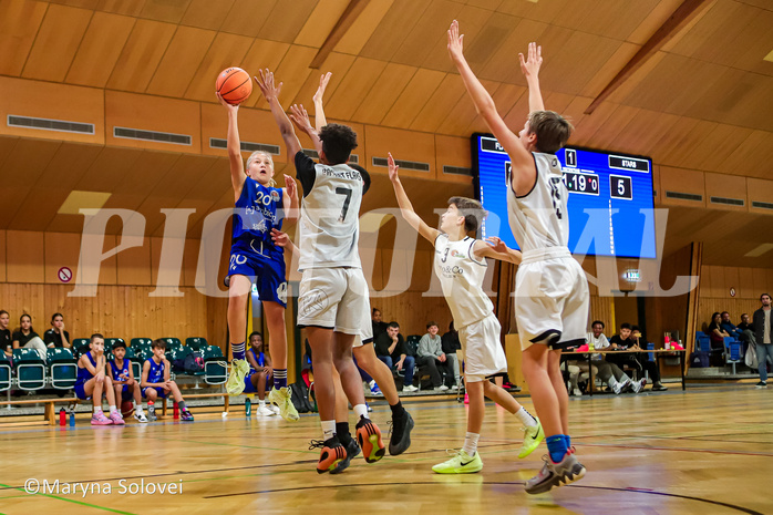 09.11.2024 Österreichischer Basketballverband 2024/25, SLMU14, Basket Flames WAT vs STARS Basketball
