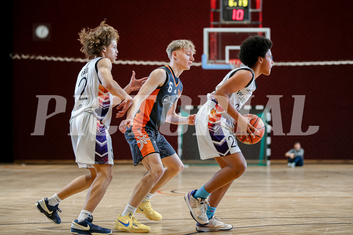23.03.2025 Österreichischer Basketballverband 2024/25, SLMU16, Post SV Wien vs. Basket Dukes