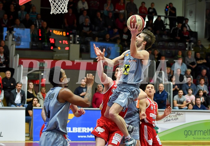 Basketball ABL 2016/17 Grunddurchgang 26. Runde WBC Wels vs BC Vienna