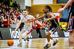 Basketball, Basketball Austria CUP 2023/24, Finale, Traiskirchen Lions, Flyers Wels, Edgars Lasenbergs (25)