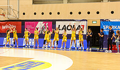 Basketball Damen Superliga 2023/24, Grunddurchgang 9.Runde SKN St. Pölten vs. Vienna United