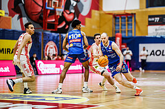 Basketball, Win2Day Superliga 2024/25, Playoffs, Halbfinale Spiel 2, Traiskirchen Lions, Oberwart Gunners, Sebastian Käferle (7)