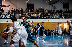 Basketball, Basketball Zweite Liga 2024/25, Grunddurchgang 13.Runde, UDW Alligators, Vienna Timberwolves, Daniele Kuchar (22)