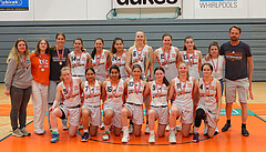 Superliga 2022/23, WU19 Finale, Siegerehrung Basketduchess Klosterneuburg vs. Vienna United


