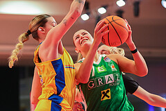 Basketball Damen Superliga 2023/24, Grunddurchgang 12.Runde SKN St. Pölten vs. UBI Graz


