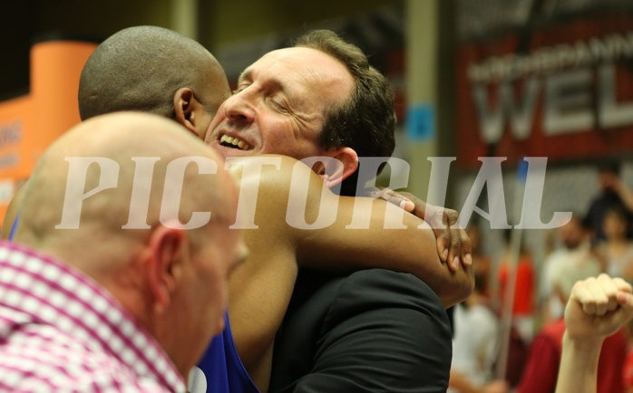 Basketball ABL 2015/16 Playoff Finale Spiel 3 WBC Wels vs. Oberwart Gunners


