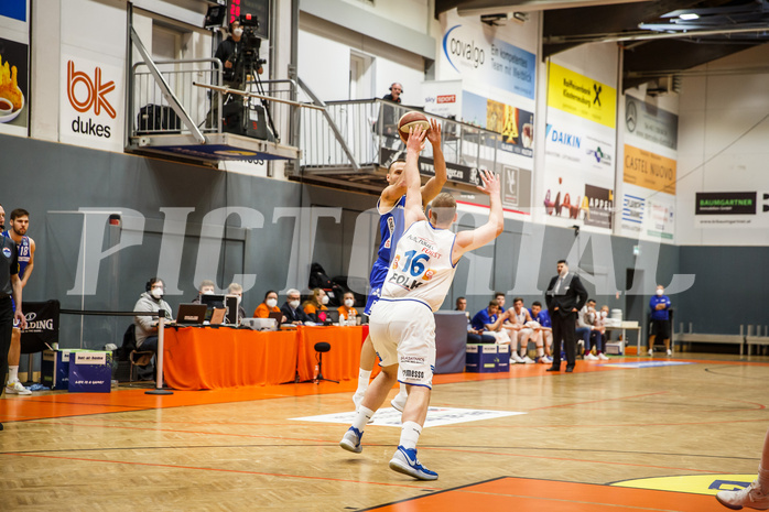 Basketball, Basketball Austria Cup 2020/21, Finale, Oberwart Gunners, Gmunden Swans, Enis Murati (4)