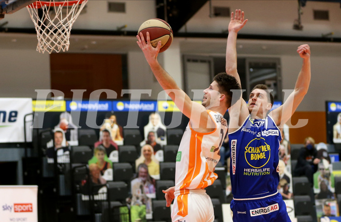 Basketball Superliga 2020/21, 8. Plazierungsrunde Klosterneuburg Dukes vs. Gmunden Swans


