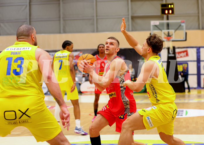 Basketball Superliga 2023/24, Playoff, Viertelfinale Spiel 2 SKN St. Pölten vs. Traiskirchen Lions
