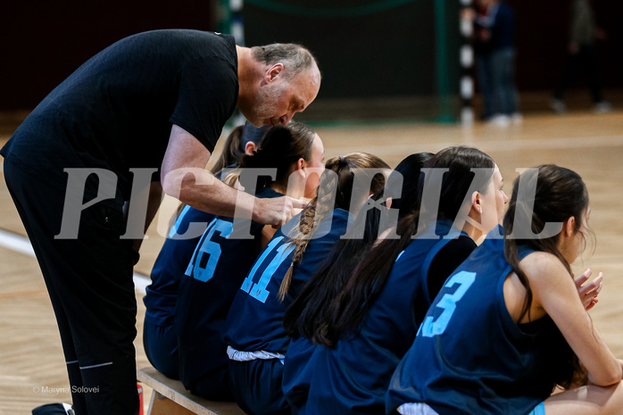 15.02.2025 Österreichischer Basketballverband 2024/25, SLWU19, Basket Flames UNION vs. Vienna Timberwolves