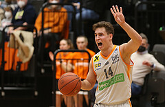 Basketball Superliga 2021/22, Grunddurchgang 17.Runde Klosterneuburg Dukes vs. Flyers Wels