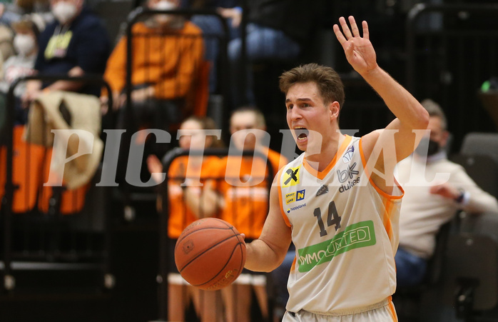 Basketball Superliga 2021/22, Grunddurchgang 17.Runde Klosterneuburg Dukes vs. Flyers Wels