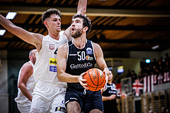 Basketball, Basketball Zweite Liga 2022/23, Grunddurchgang 1.Runde, Mattersburg Rocks, Basket Flames, Evan Frank (50)